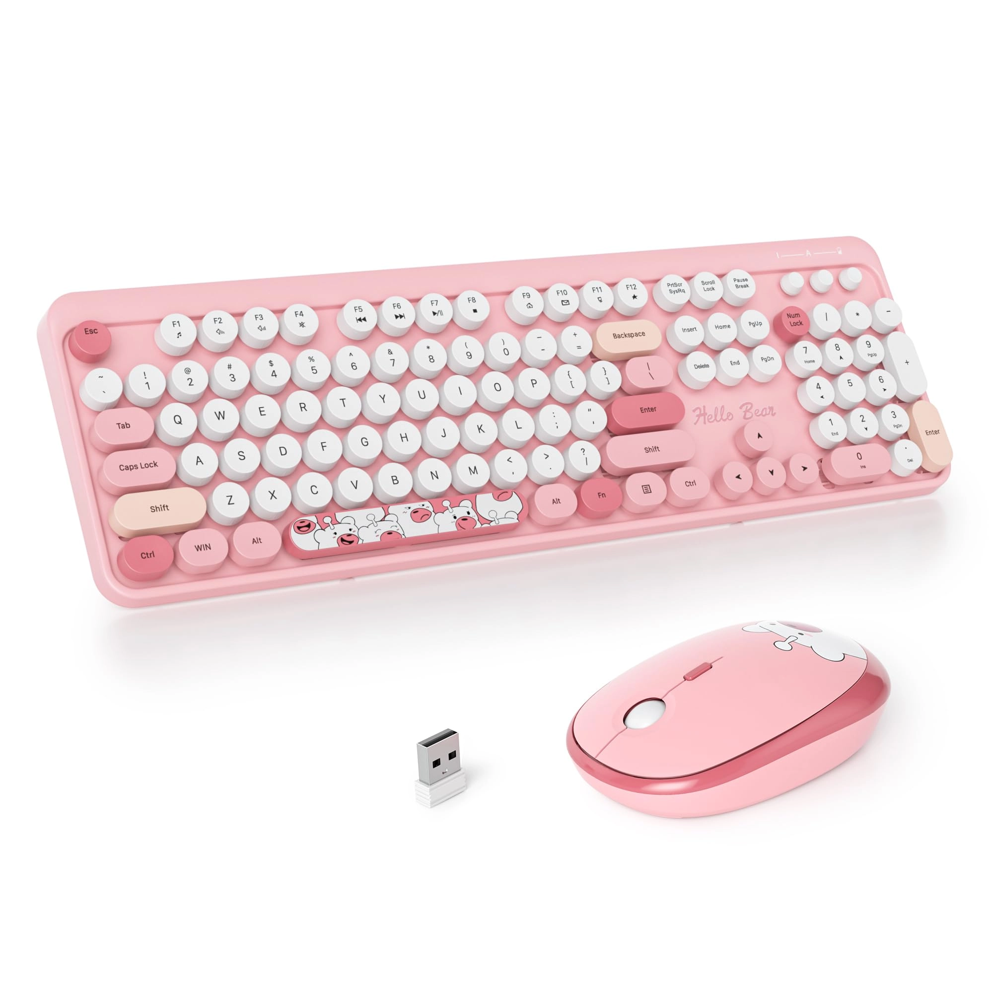 Wireless Keyboard & Mouse Set - US Wireless