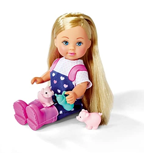 Evi Love Baby Pigs Doll - 12 cm Plastic Ages 3+