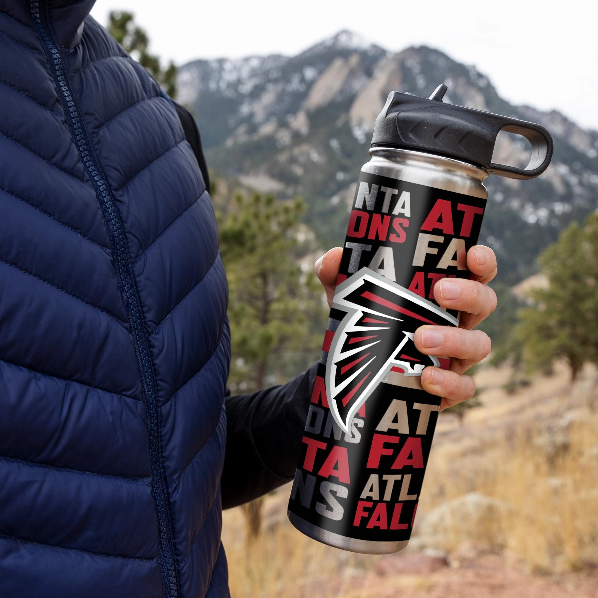 Stainless Steel NFL Football Tumbler - 650ml