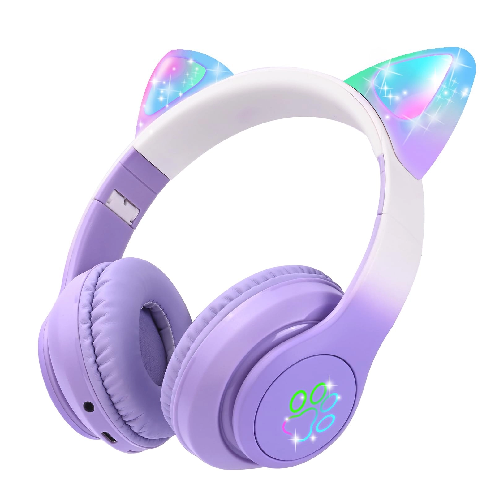 QKSHZHZQ Cat Ear Headphones Wireless Headphone