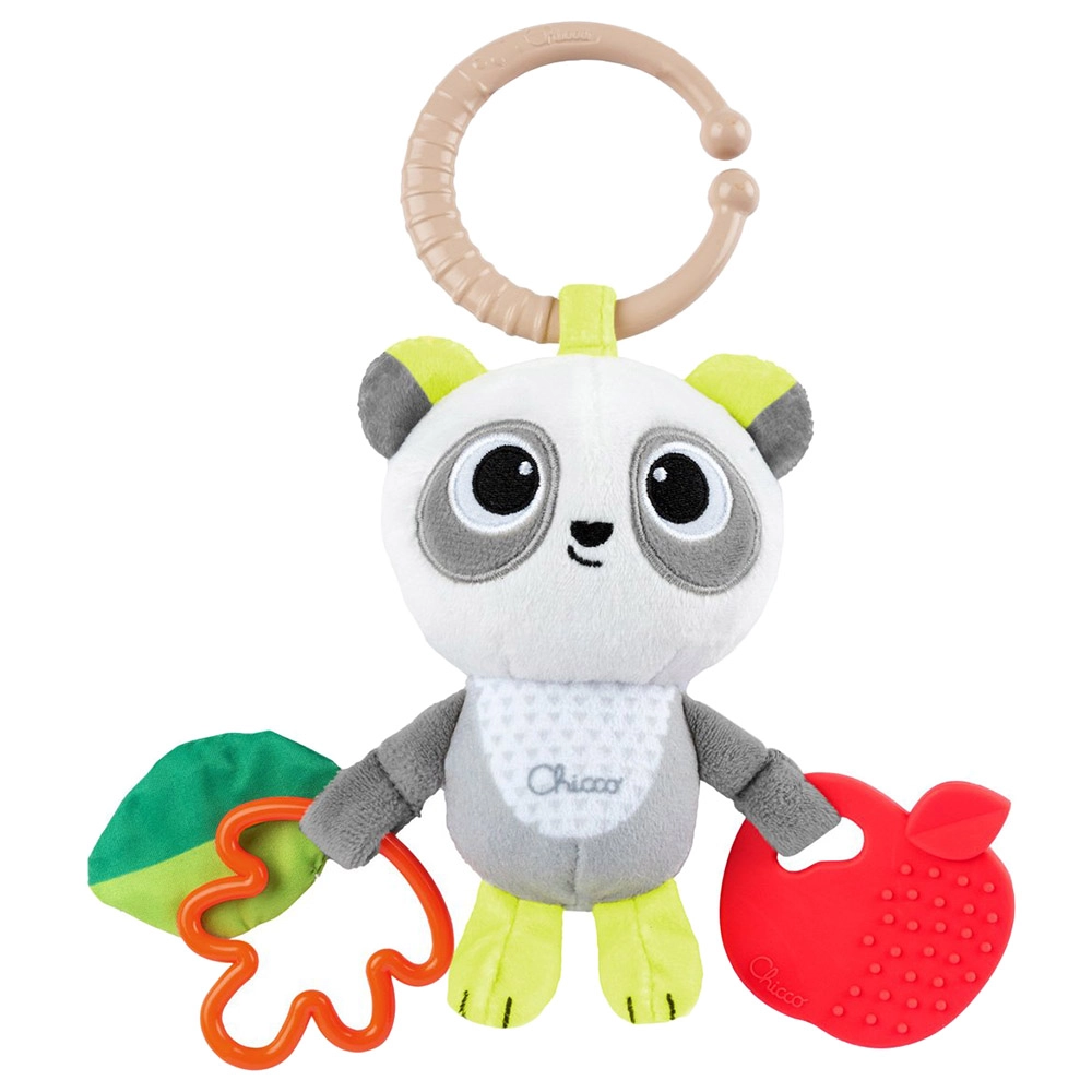 Chicco Panda Plastic Rattle - Suitable for 3 to 12 months