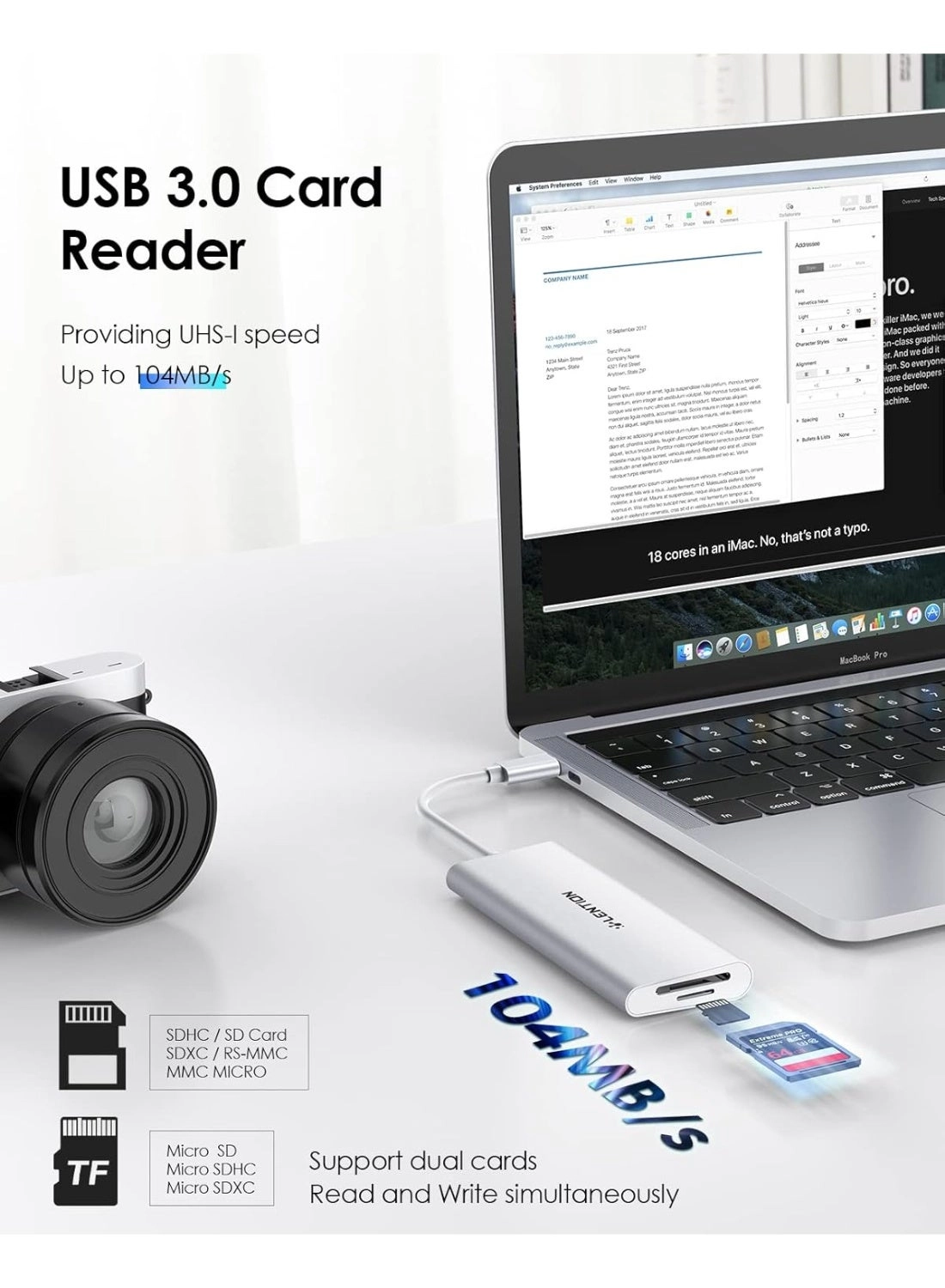 CB-CE18s - 8-in-1 USB-C Hub 4K@60Hz HDMI 100W PD