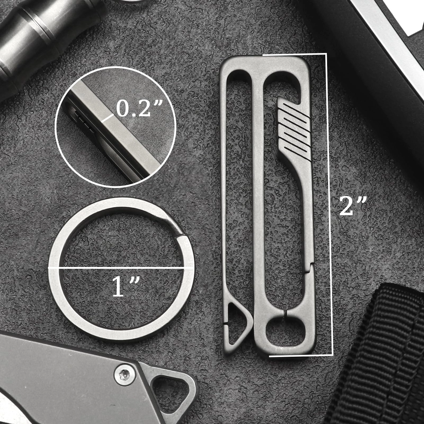 Carabiner Keychain - Space