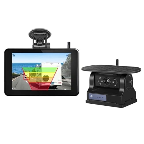 Digital Wireless Solar Backup Camera - Night Vision Wireless 1080P