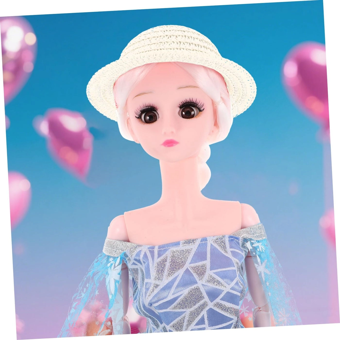 Miniature Woven Straw Hat - 5 little_kid 10.50X10.50X5.00CM