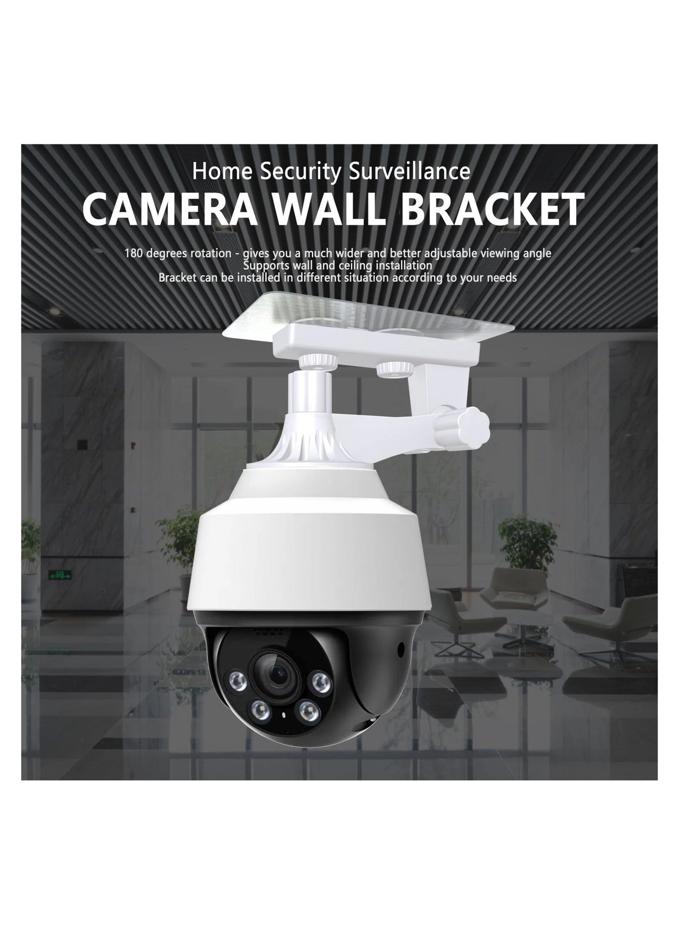 Wall Mount - 2 Pack Compatible with Blink Mini Pan Adjustable