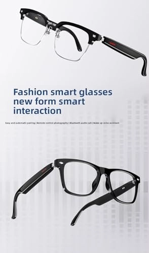 Bluetooth Smart Glasses - 55mm Blue Light Blocking Glasses
