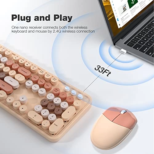 Keyboard and Mouse Combo - Wireless