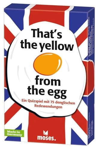 That's The Yellow from The Egg - Denglish Quiz - 75 Idioms Card Game