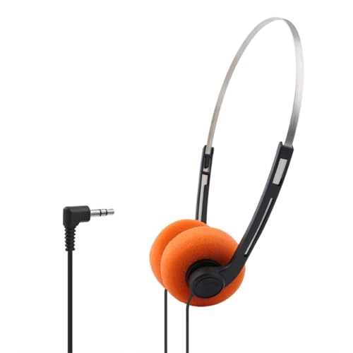 Retro Over-Ear Earphones - Wired Headphone