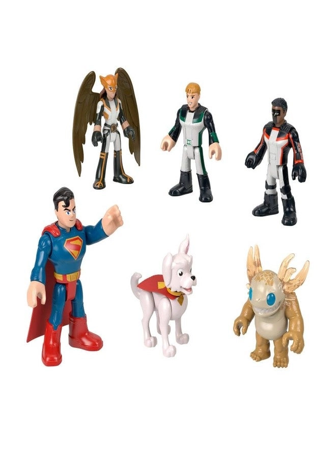 Superman Action Figure Collectible Set 6 pcs