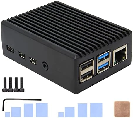 Geekworm Raspberry Pi 4 Aluminum Case - Model B Passive Cooling