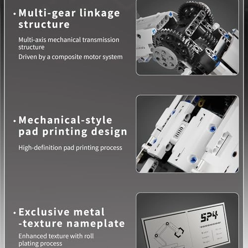 Robotic Arm Building Blocks Engineering - 8-12 years 1029 pieces