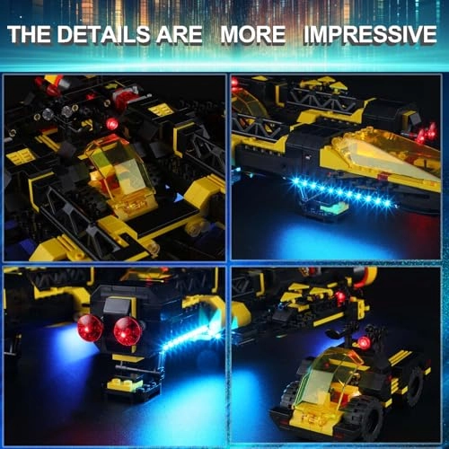 LED Light Kit for LEGO 10355 Blacktron Renegade - Plastic