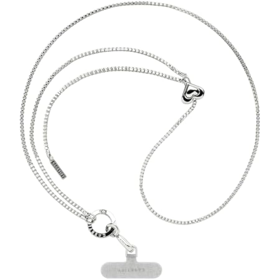 Rope Phone Strap - Adjustable Length: 130cm / 51 Rotating round carabiner