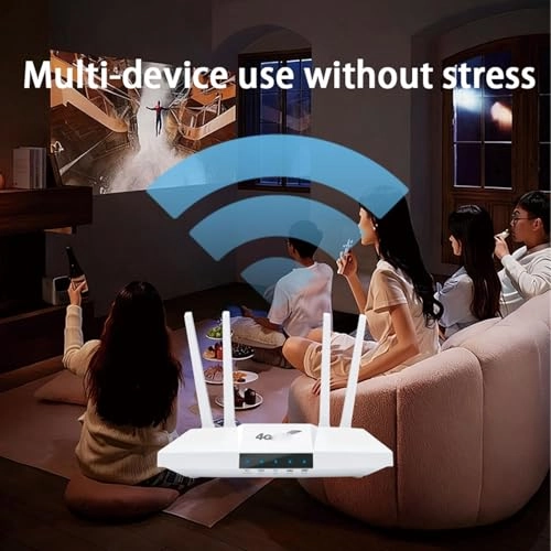 WiFi 6 Cellular Router - 4G LTE 802.11 b/g/n 300Mbps
