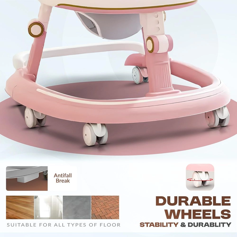 Petalia Pro - 2-in-1 Baby Walker 5-Level Adjustable Height