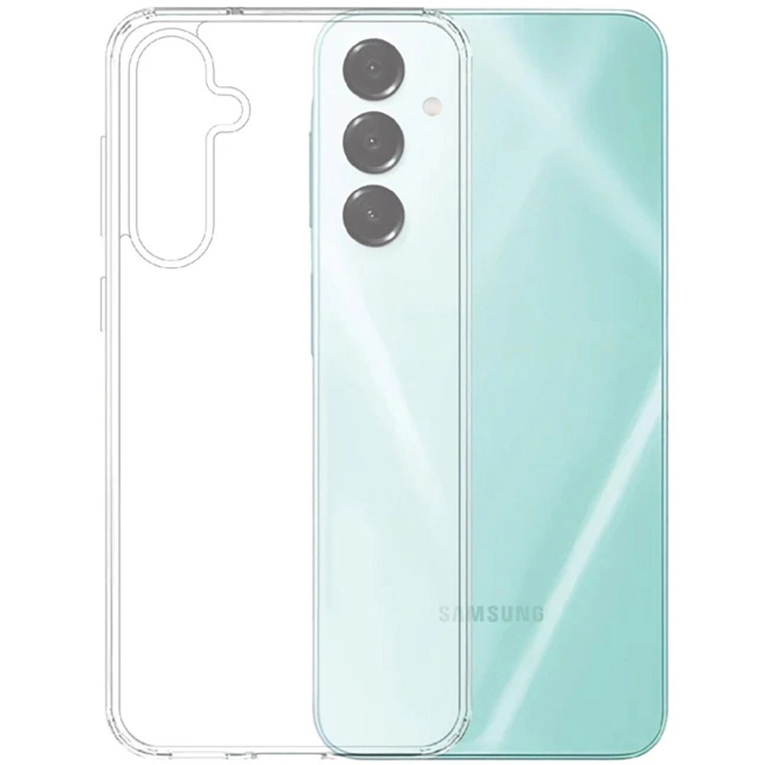 A16 Case - Transparent + Screen Protector for Samsung Galaxy A16