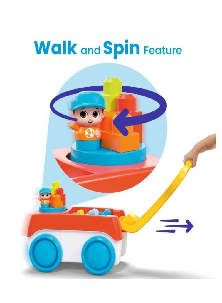 Block Spinning Wagon - Multicolor