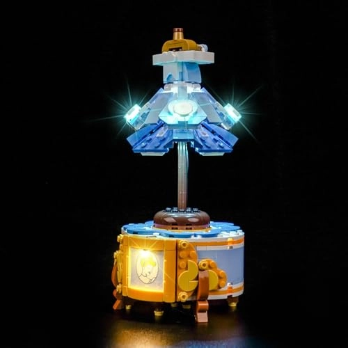LED Light Set - Compatible with Lego Cinderella's Dress 43266 Battery Powered