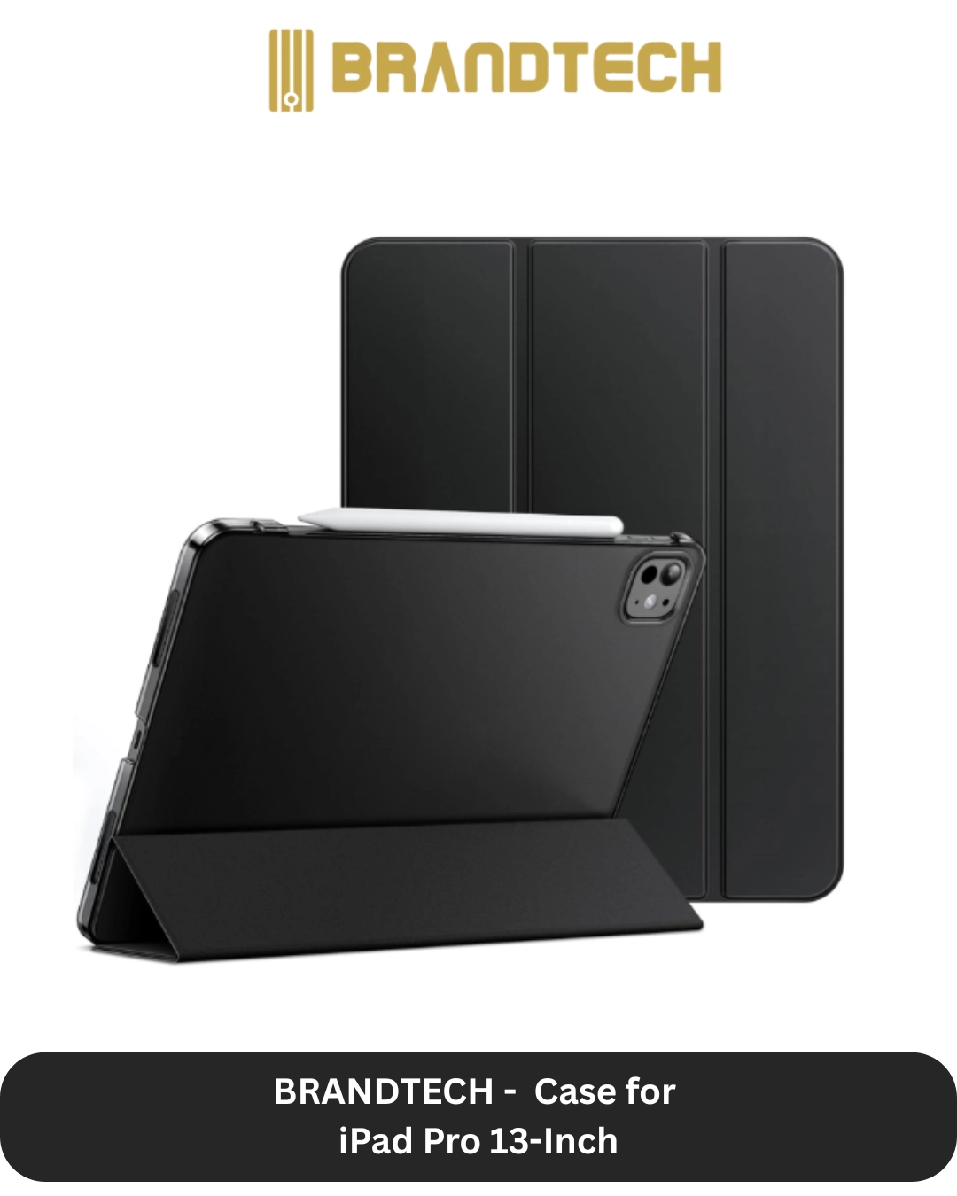 Brandtech Case with Screen Protector for iPad Pro 13-inch