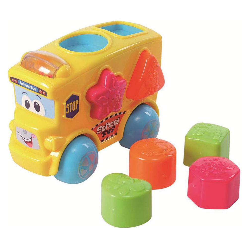Fun Bus Shape Sorter - Suitable for ages 3 months and above.