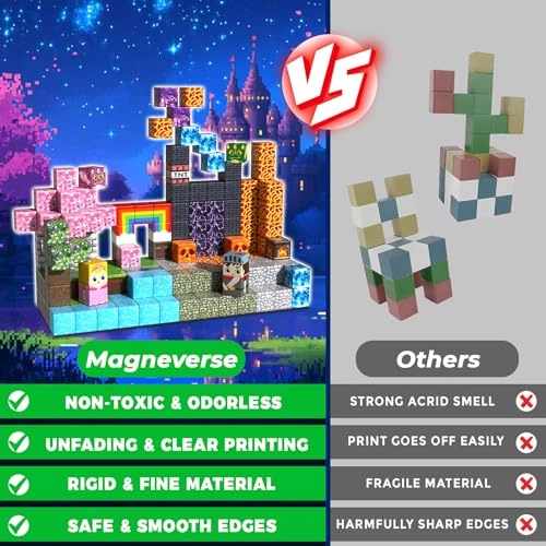 Magnetic Blocks - 150 pcs Adventure World