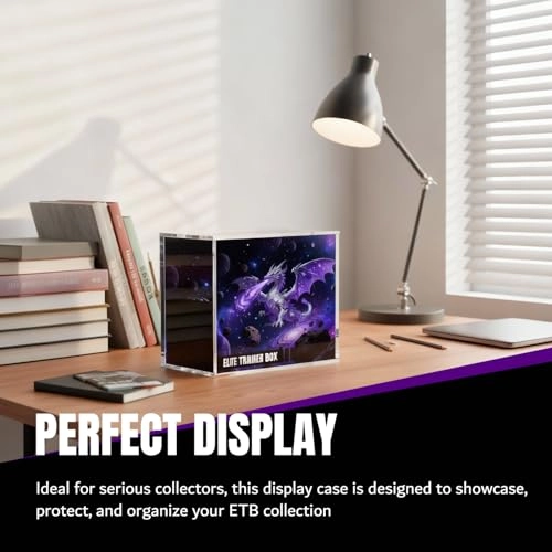 Acrylic Display Case Protector - 5mm Thick Magnetic ETB Case UV Protection