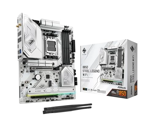 Asrock B850 Steel Legend - AMD AM5 WiFi 7 DDR5 8000 OC