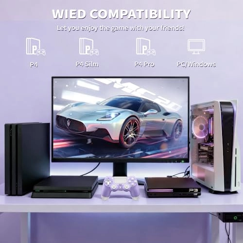 Wireless Controller for PS-4 - PS4 Slim PS4 Pro PC