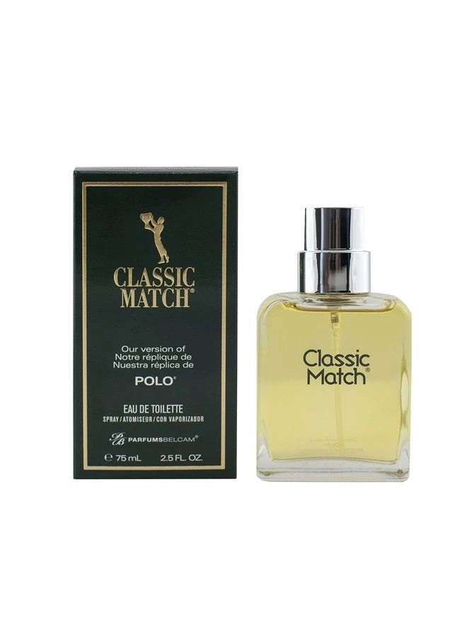 Classic Match Green - Eau de Toilette 2.5 Fl Oz
