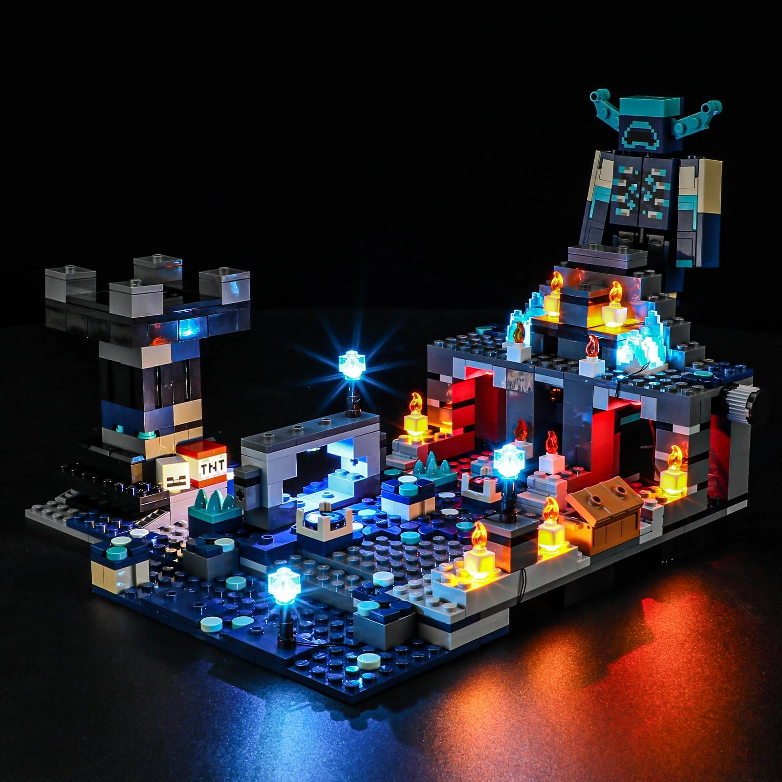 GEAMENT LED Light Kit for LEGO The Deep Dark Battle 21246