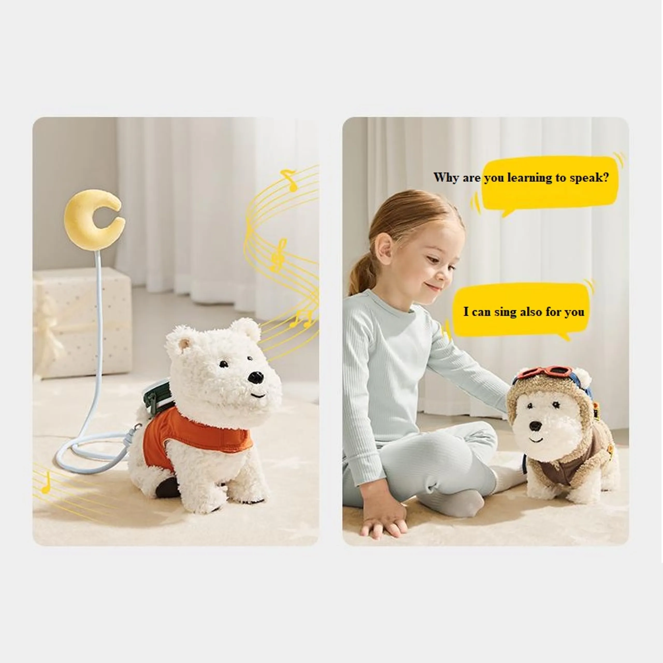 Plush Puppy Westie 30 cm - Set of 2