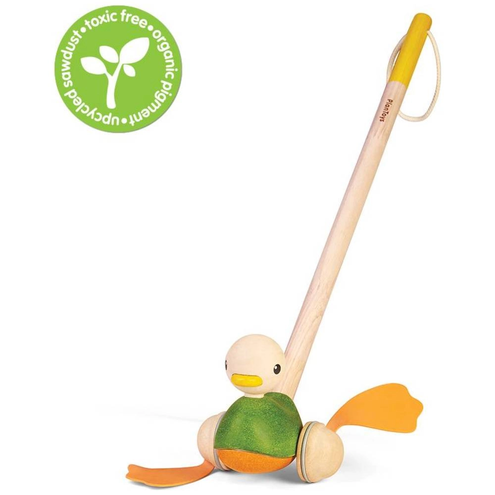 Push Along Duck - 3 + Multi Colour