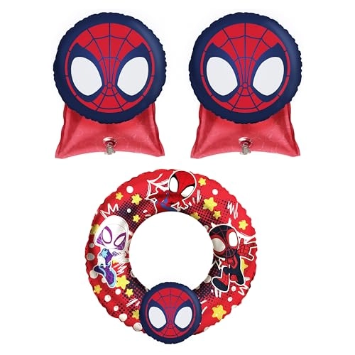Marvel 3D Armband And Swim Ring Set