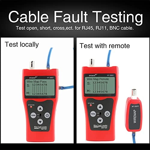 Network Cable Tester - RJ45 RJ11 cable continuity testing