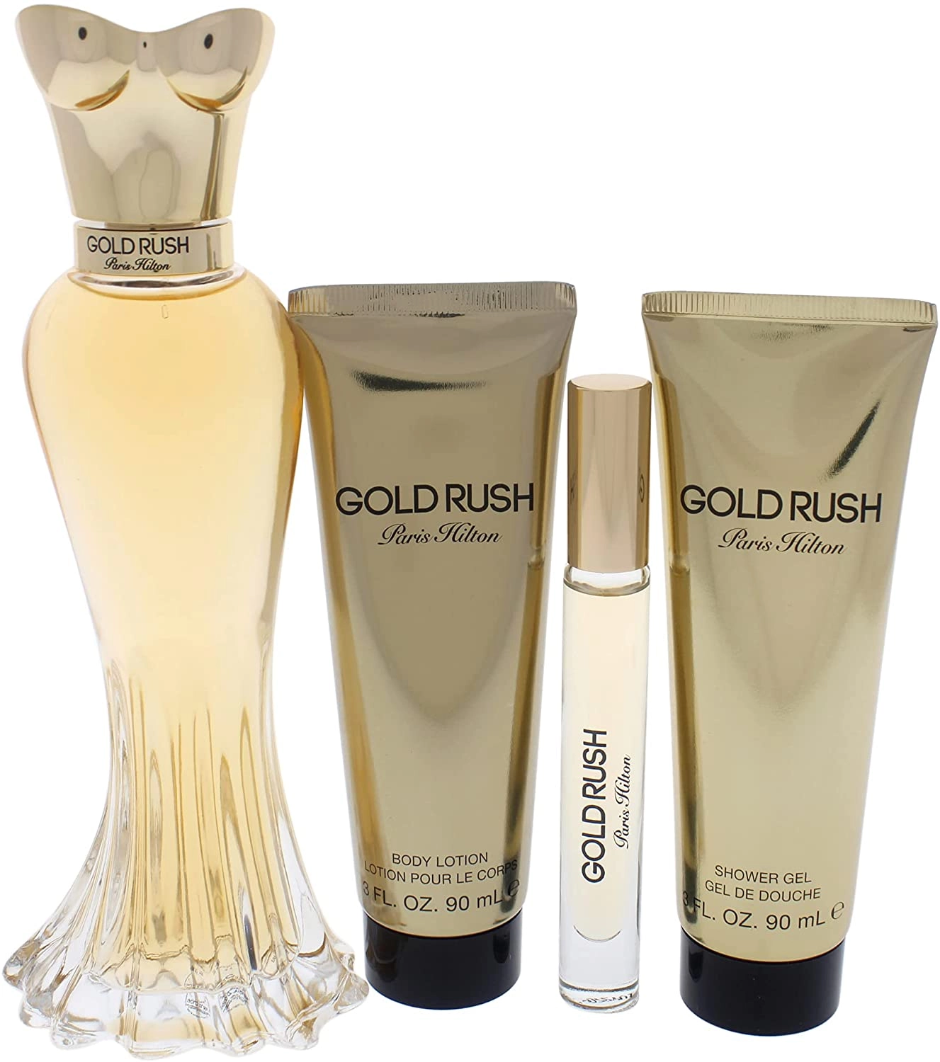 Gold Rush Eau De Parfum + Gold Rush Roll-on + Gold Rush Body Lotion + Gold Rush Shower Gel - Eau de Parfum 4 Pieces