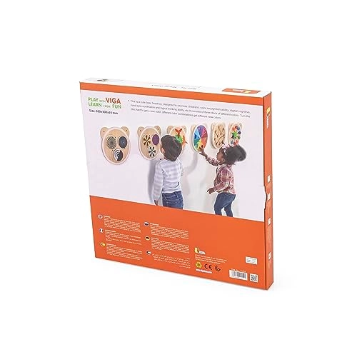 Wooden Wall Toy - 2+ Years