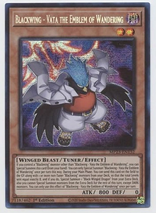 Yu-Gi-Oh! Blackwing Vata The Emblem of Wandering MP23-EN152