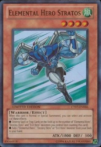 Yu-Gi-Oh! Elemental Hero Stratos CT07-EN006