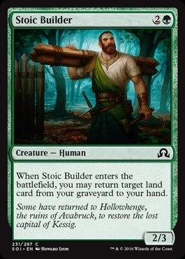 Wizards of the Coast Stoic Builder 231/297 - Shadows Over Innistrad