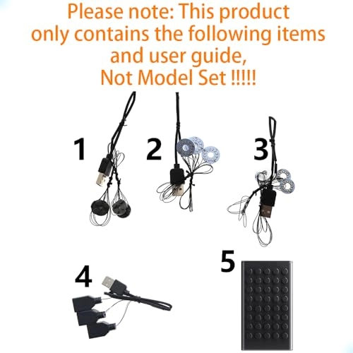 LED Light Kit for LEGO Bouquet of Roses 10328 - USB powered