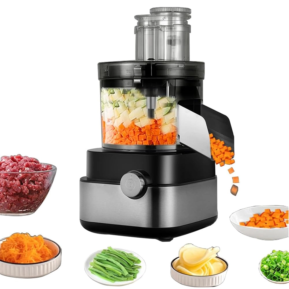 TsoLay Commercial Vegetable Chopper - 5000ml Electric