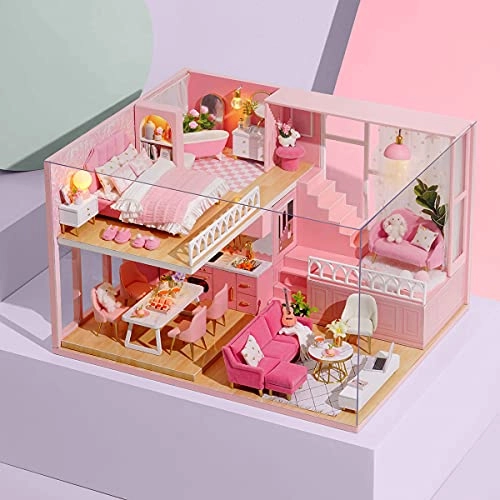DIY Miniature Dollhouse Kit - Warm Moment 1:24