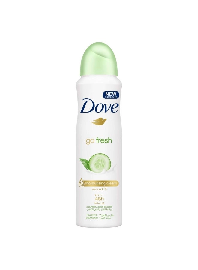 Go Fresh Antiperspirant Deodorant - Cucumber And Green Tea 150ml