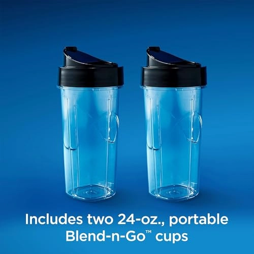 Blender - 3 Settings 2 24-Ounce Cups + Food Processor