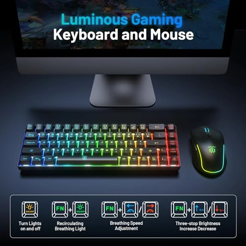 Gaming Keyboard and Mouse Combo - Wired