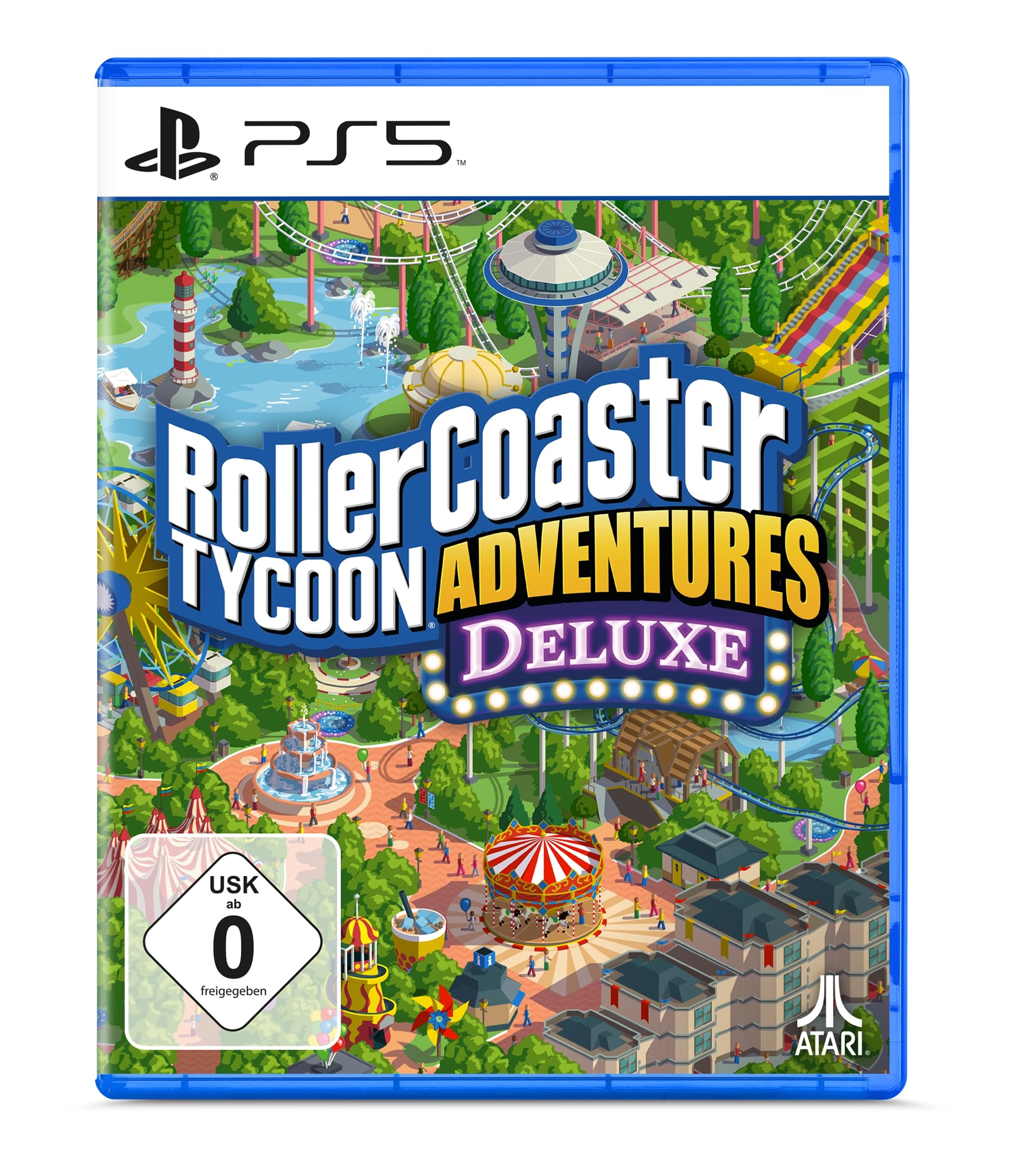 Atari RollerCoaster Tycoon Adventures Deluxe - PlayStation 5