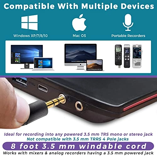 WordForum 3.5mm-Mini-Jack Microphone Bundle