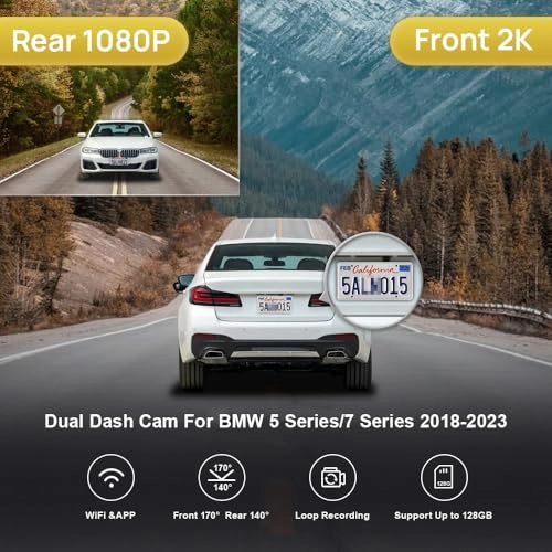 2K Dual 1440P X 1080P for BMW 5 7 2018-2022